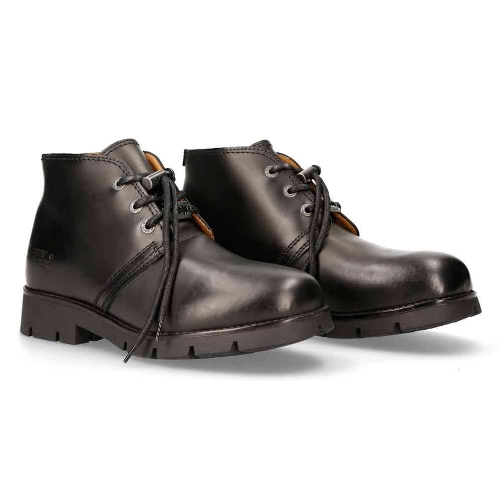 New Rock - M-RANGER042-S1 Niedrige Schuhe - Schwarz/Silberfarben